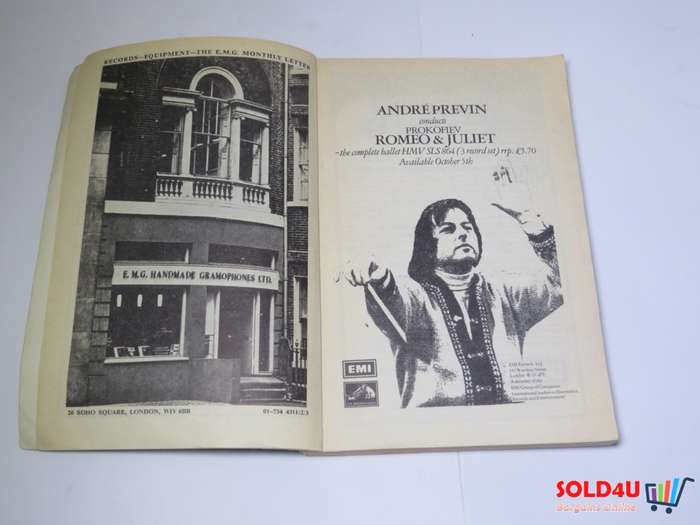 Gramophone September 1973  Classical Record Catalogue Stanley Day