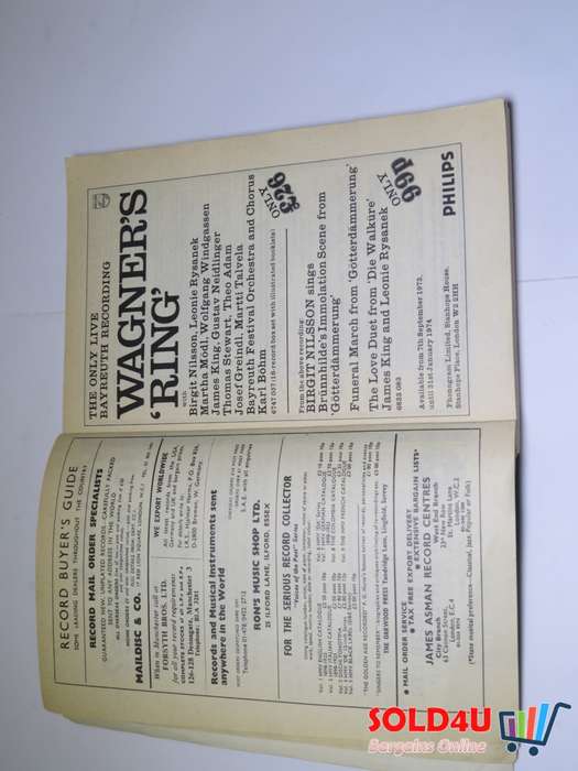 Gramophone September 1973  Classical Record Catalogue Stanley Day