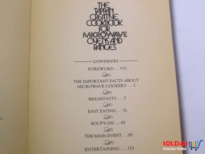 The Tappan  Creative Cookbook for Microwave Ovens and Ranges - Sylvia Schur
