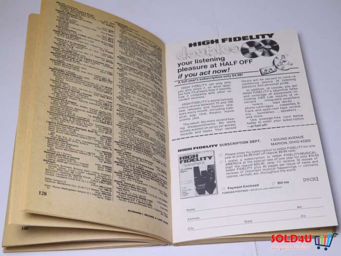 1979 Schwann-1 Record And Tape Guide