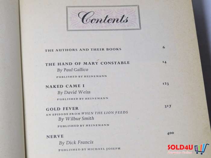 Reader`s Digest Condensed Books De Luxe Edition, The Hand of Mary Constable, Naked Came I, Gold Feve