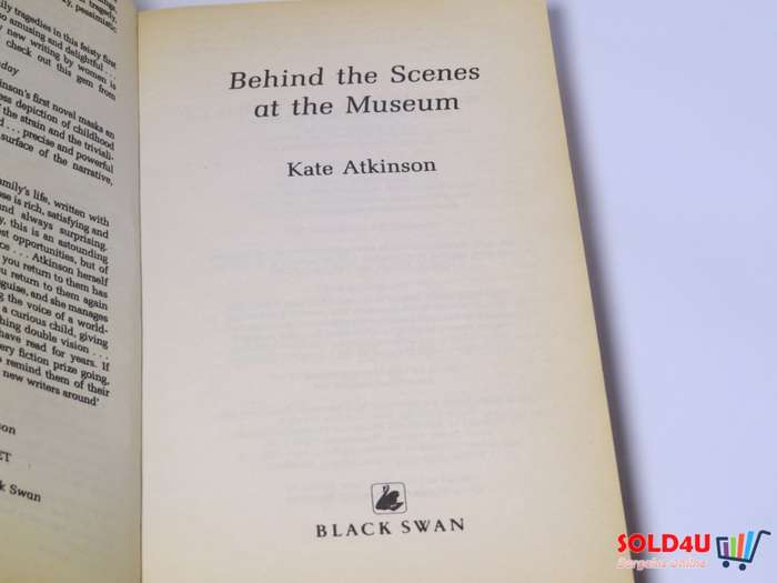 Behind the Scenes at the Museum - The Whitbread book of the year - Kate Atkinson
