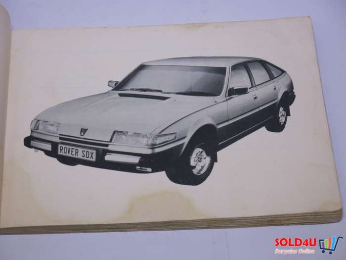 Rover 3500 & 2600 - Owners Handbook - 1981