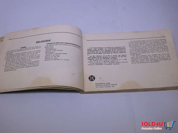 Rover 3500 & 2600 - Owners Handbook - 1981
