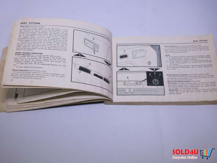 Rover 3500 & 2600 - Owners Handbook - 1981