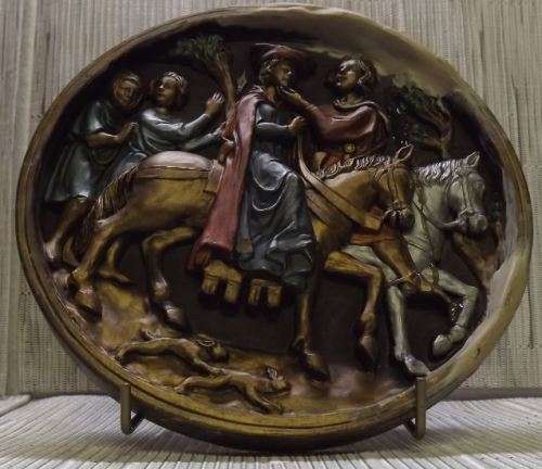 REDUCED TO HALF PRICE - RARE ORIGINAL MARCUS (ENGLAND) MEDIEVAL WALL PLAQUES - from SUEZYT
