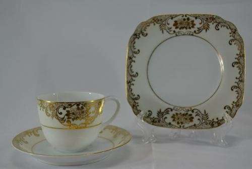 JAPANESE MEITO CHINA TRIO - 1950`s - from SUEZYT