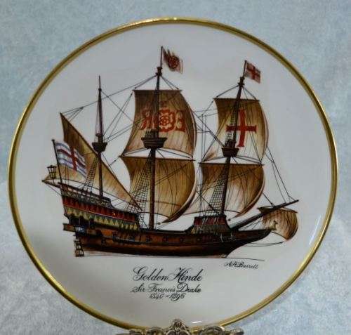 COLLECTABLE HERITAGE SA SHIP PLATES - 5 - SET 2 -  from SUEZYT