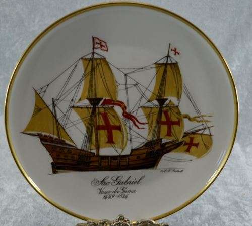 COLLECTABLE HERITAGE SA SHIP PLATES - 5 - SET 2 -  from SUEZYT
