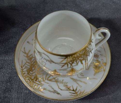 ORIENTAL LITHOPANE (GEISHA) TEA SET - from SUEZYT