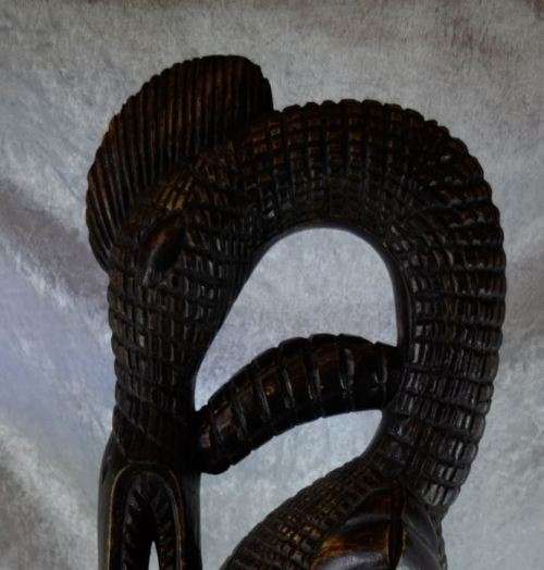 reserved for Kevin HORNBILL WOOD SCULPTURE - from SUEZYT