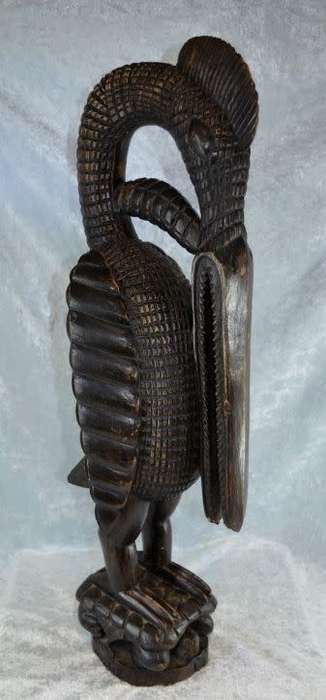 reserved for Kevin HORNBILL WOOD SCULPTURE - from SUEZYT