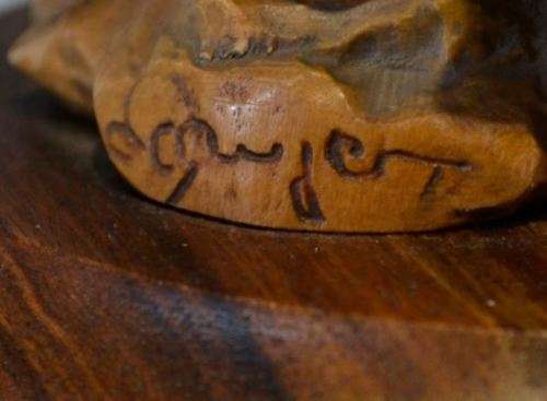 GUNTHER GRANGET L/E CARVED WOOD "THE ROOSTER" - from SUEZYT