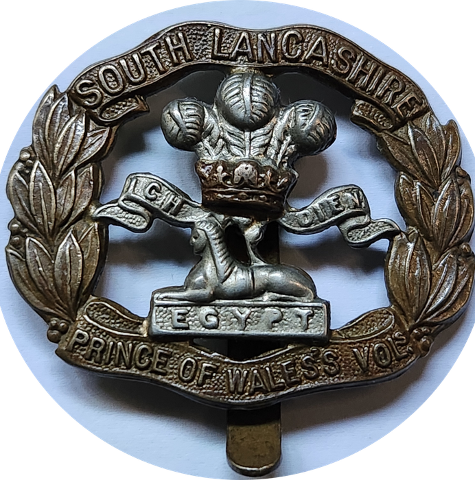 South Lancashire Regiment Cap Badge - EGYPT