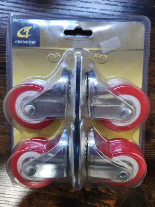 TROLLEY WHEELS x4  - 5x4 Hole  - Diameter:5cm