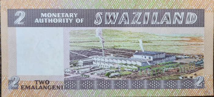 2 (TWO) EMALAMGENI 1974 Swaziland - B201051 - A/UNC - Fantastic note and a bit of a rare one !