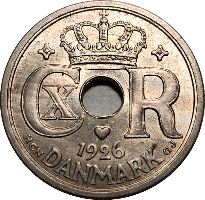 25 (TWENTY FIVE) ORE  - 1926 - Denmark - EF