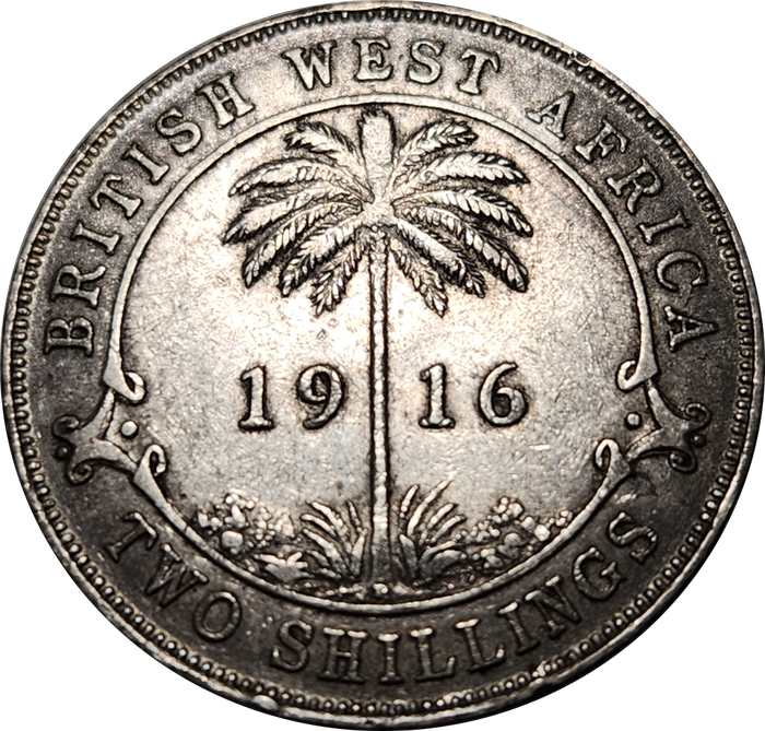 2 (TWO) SHILLINGS - 1916 - British West Africa