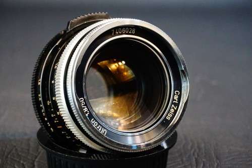 Carl Zeiss 50mm F1.8 Ultron Lens in Icarex BM Mount   **Excellent Condition, Concave Front Element**