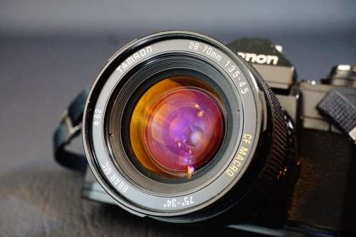 Canon EF 35mm SLR Camera with Tamron 28-70mm Zoom Lens  **Good Condition**