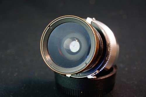 **Wide LF** Schneider Super Angulon 65mm F8 lens in Syncro-Compur Shutter **Excellent Condition**
