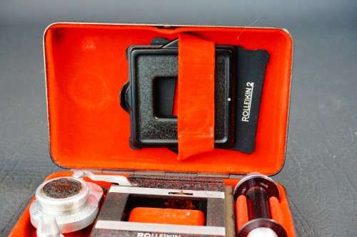 **Complete** Rolleiflex Rolleikin 2 C Adapter Kit for 35mm Film Conversion **Great Condition**