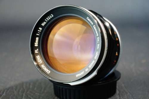 Canon FL 85mm F1.8 Lens in Canon Fd Mount  **Excellent Condition**