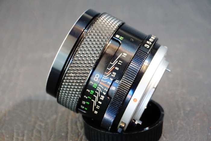 **Fast Wide** Soligor 35mm F2 Lens in Olympus OM Mount  **Great Condition**