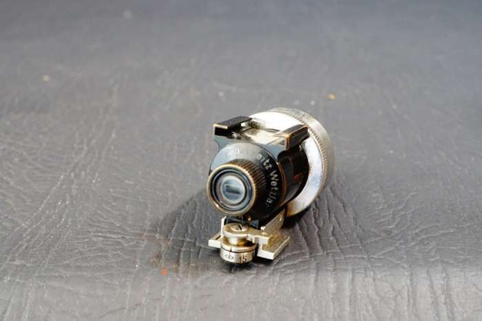 Leica Leitz VIDOM Black Nickel Universal View Finder 3.5cm 5cm 7.3cm 9cm 10.5cm **Great Condition**