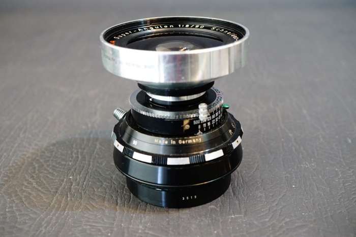 **Sinar Handy Lens ** Schneider Super Angulon 90mm F8 lens for Sinar Handy Cameras **EX Condition**