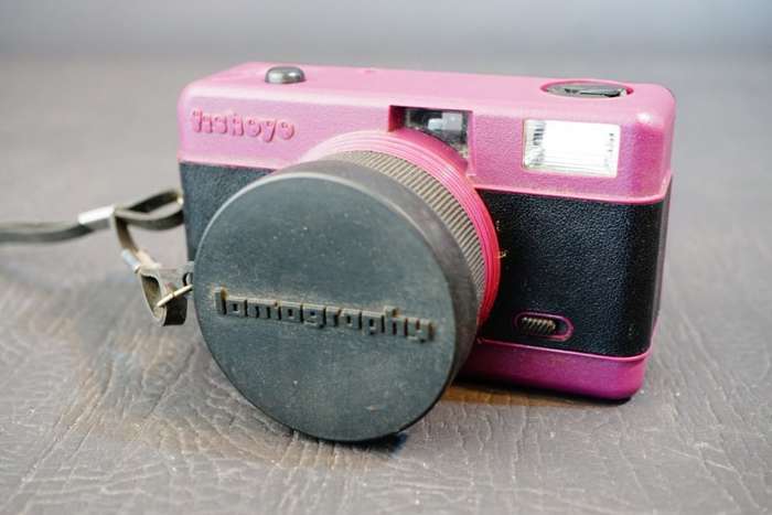 Lomography Fisheye One 35mm Camera (Purple)