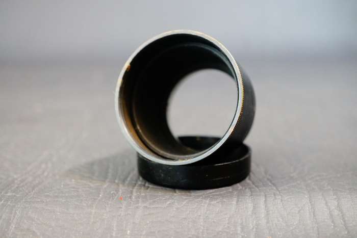 Leica FIKUS/12530 Ernst Leitz Wetzlar Elmar 5cm 9cm 13,5cm Variable Lens Hood   **Great Condition**