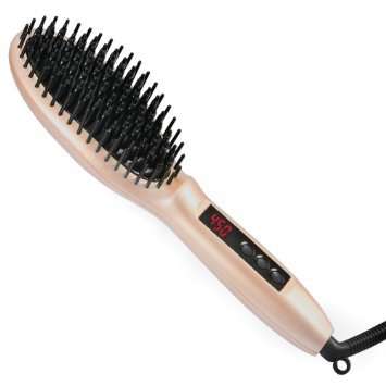 Ukliss Golden Hair Straightener Brush - Special Edition