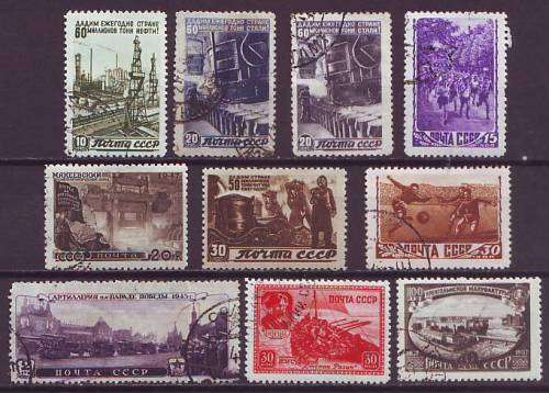 USSR - 1943/47 Part sets VF USED