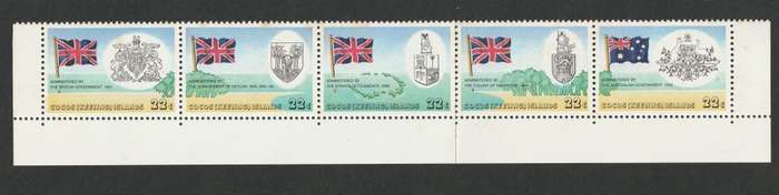 COCOS(KEELING) ISLANDS - Excellent range including minisheet,strips of 5 and complete sets **MNH**