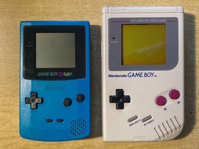 Game Boy and Game Boy Color consoles