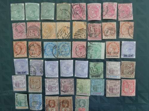 MAURITIUS QV 1800s Various Used Stamps