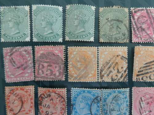 MAURITIUS QV 1800s Various Used Stamps