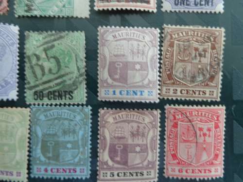 MAURITIUS QV 1800s Various Used Stamps