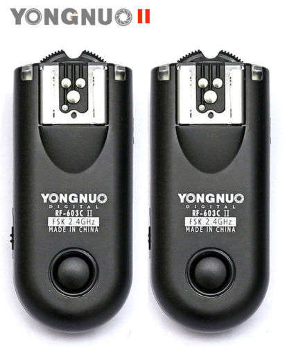 Yongnuo RF-603 II Radio Wireless Remote Flash Trigger C1 for Canon 1000D / 600D