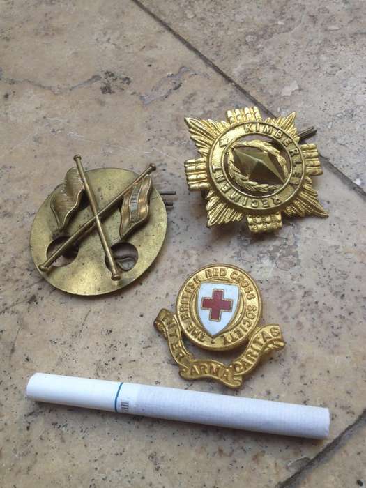 vintage army badge lot