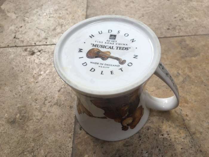 Hudson Middleton Musical teds mug , fine bone china