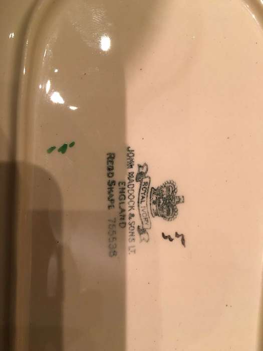 vintage John Maddock lovely serve plate