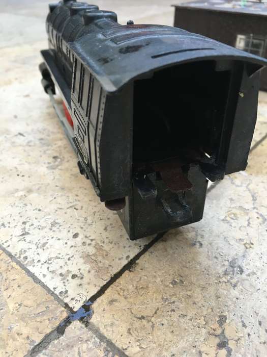 old battery power train pvc and building , tlc