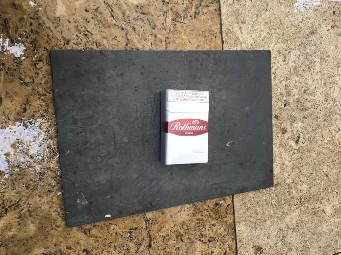 vintage lead printing plate ,advertising  Austin half ton pick up