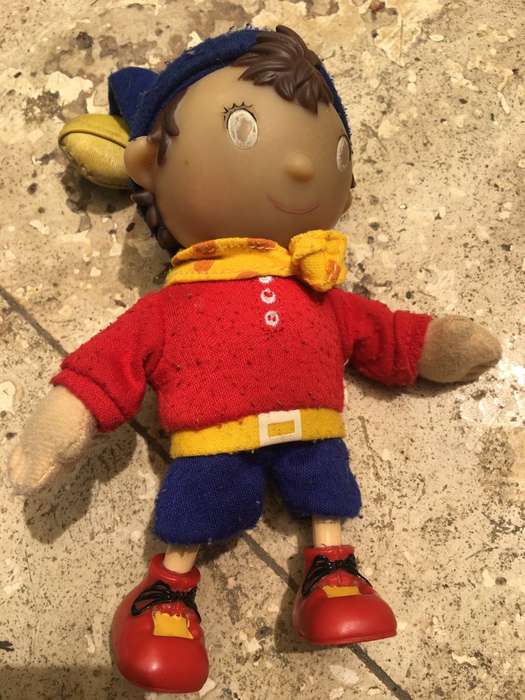 vintage Noddy doll with  pvc head , legs and boots