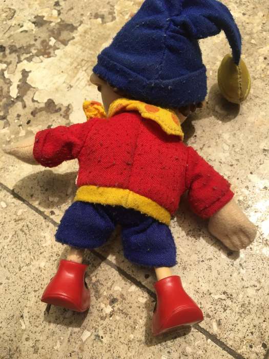 vintage Noddy doll with  pvc head , legs and boots