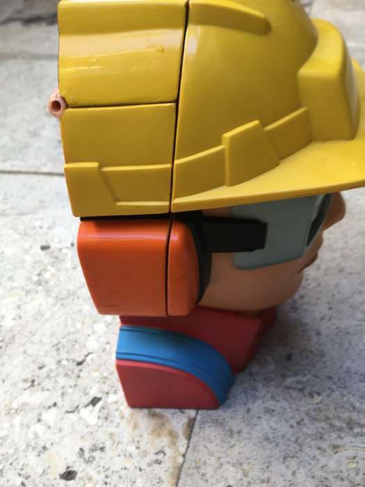 MICRO MACHINES STEELTOWN CONSTRUCTION TRANSFORMING HEAD PLAYSET GALOOB 1997