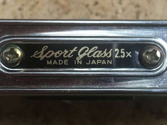 vintage pair opera glasses , sports glass 2,5 made in japan