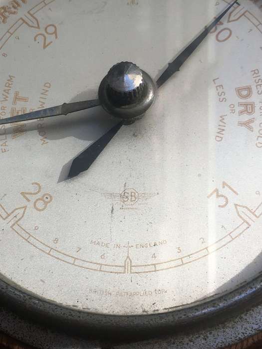 vintage SB barometer horse shoe england